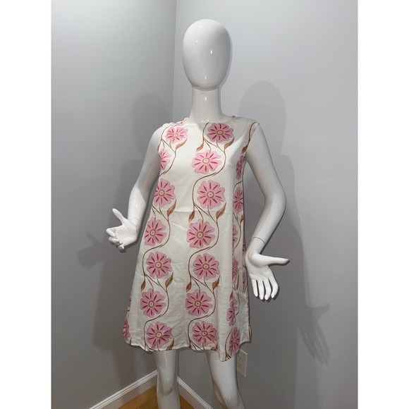 Commense Sleeveless Mini Dress Floral Print A-Line Casual Summer  size‎ M - Picture 5 of 12